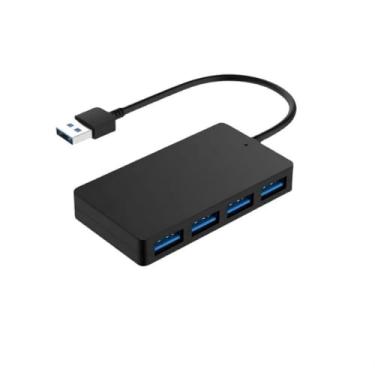Imagem de Divisor USB 3.0 de alta velocidade com 4 portas, adaptador de hub ultrafino para desktops e laptops