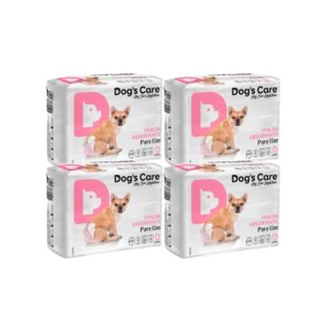 Imagem de Kit Fralda Higiênica Descartável Dogs Care Para Cachorro Fêmea PP 48 unidades
