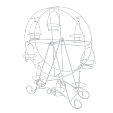 Imagem de Cryfokt 8 Cupcakes Roda Gigante Suporte Criativo Bolo Expositor para Eventos Temáticos de Circo Grande Capacidade para Necessidades Diversificadas