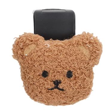 Imagem de Cryfokt Gancho Traseiro de Assento de Carro de Urso Bonito Decoração de Pelúcia Portátil para Suprimentos de bebê, Gancho de Encosto de Cabeça de Fácil Instalação para Carro, de Assento de Universal