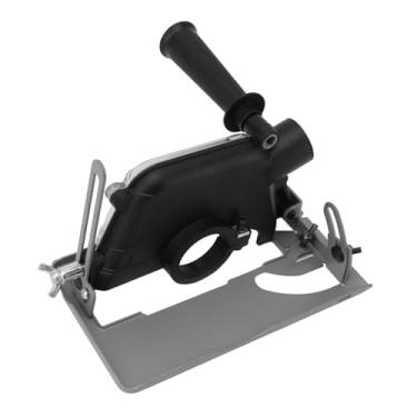 Imagem de Generic Suporte Multifuncional para Rebarbadora Angular Com Trilho Guia Auxiliar Linear para Cortes Precisos, Ideal para Várias Tarefas de Corte, Rebarbadora Tipo 100, Preto