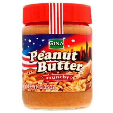 Imagem de Pasta de Amendoim Crunchy Gina 350g - Gunz