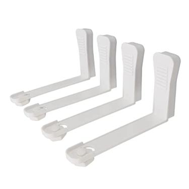 Imagem de Fafeicy Prendedor de Lençol de Cama, Clipes Impermeáveis ​​de Suporte de Lençol de Material Plástico Com Fixação Forte para Colchões e Capas de sofá