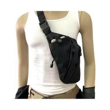 Imagem de Bolsa Tática Multifuncional Masculina Para Ombro E Peito, Armazenament