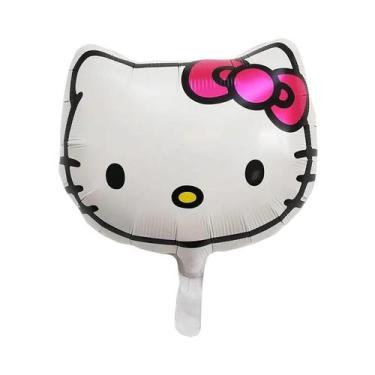 Imagem de Balões De Folha Hello Kitty Pacote Com 5 Decoração De Festa De Anivers