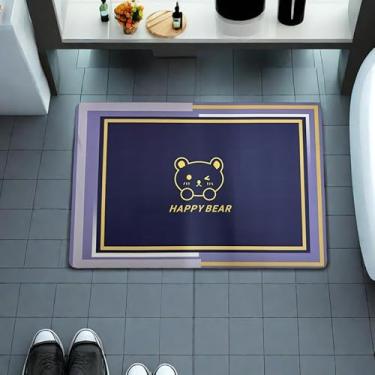 Imagem de Tapete Hiper Absorvente Antiderrapante Secagem Rápida | Tapete de Banheiro Borracha Super Absorção (3)