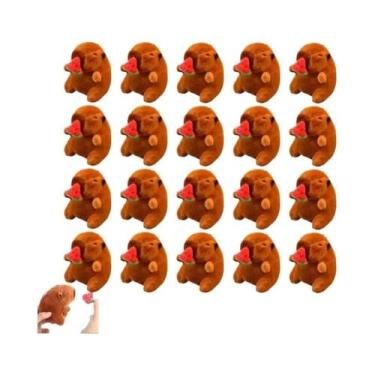 Imagem de Chaveiro De Capivara De Pelúcia Fofa De 12cm, Brinquedo De Desenho Ani