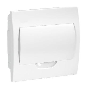 Imagem de Quadro de distribuição pvc embutir branco 08 disjuntores weg