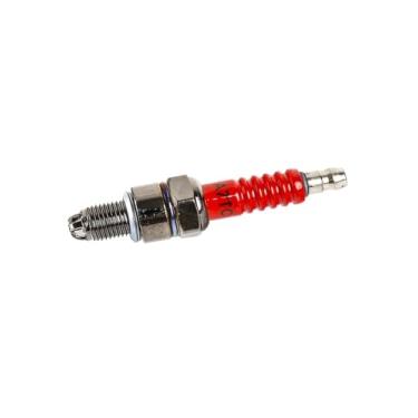 Imagem de 1 peça de eletrodo Spark 3 A7TC adequado para 50cc 70cc 110cc 125cc 150cc veículo off-road kart três eletrodos (vermelho 1 peça A7TC)