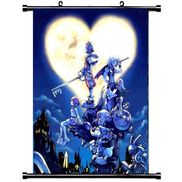 Imagem de Arte de parede em tela Kingdoms Hearts Rikus Anime 40x60cm