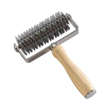 Imagem de Cortador De Pizza Em Aço Inoxidável, Rolo De Massa, Faca Para Biscoito