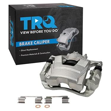 Imagem de TRQ Pinça de freio dianteira esquerda com suporte lateral do motorista compatível com Chevrolet Cruze 2011-2015 2016 Cruze Limited 2012-2017 Sonic