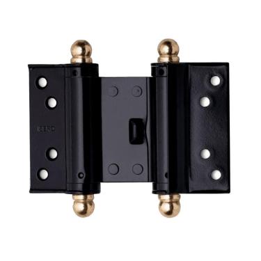 Imagem de Dobradiça Aço Vai E Vem 4 Preta - União