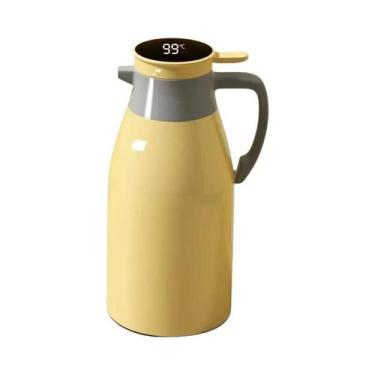 Imagem de Garrafa Térmica De Grande Capacidade 1.3/2L Com Display Digital E Reve