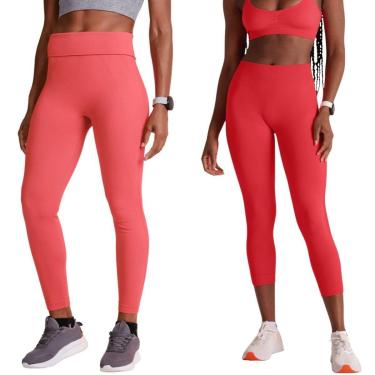 Imagem de Kit 2 Calça Legging Leg Cintura Alta Lupo Capri Strong II-Feminino