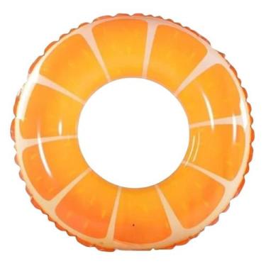 Imagem de Boia Inflável Donuts Grande Adulto Frutas Piscina Praia 90cm Cor:Amare