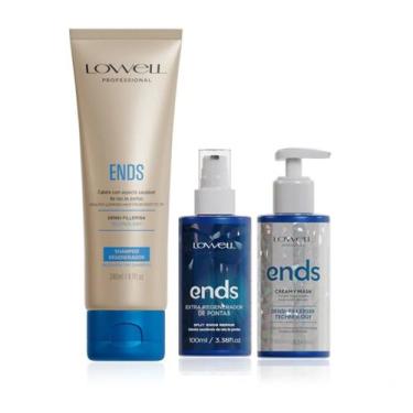 Imagem de Kit Ends Shampoo + Creamy Mask + Extra Regenerador Lowell