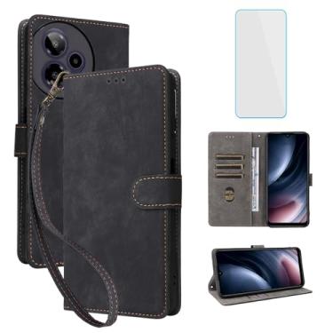 Imagem de IUQXU Capa para celular AT&T Motivate Pro 2 5G/Cricket Icon Pro 2026 com protetor de tela [bloqueio RFID] capa de celular com suporte para Cricket IconPro 2026 IconPro2026 ATT Motivate Pro2 preta