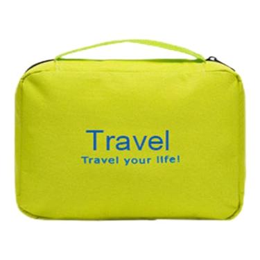 Imagem de Bolsa de toalete dobrável, organizador de toalete para viagens | Bolsa organizadora dobrável para produtos de higiene pessoal de grande capacidade - Caixa de armazenamento de cosméticos para recipient