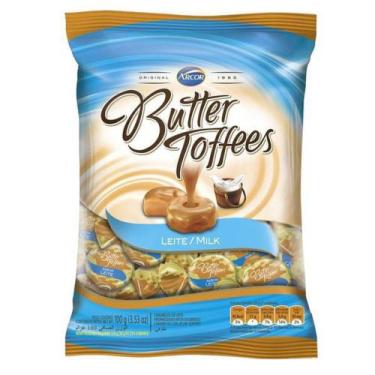 Imagem de Bala Butter Toffees Leite Milk Arcor 100g