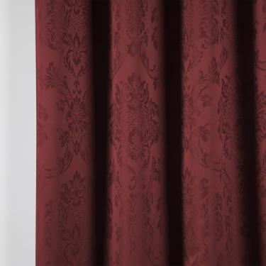 Imagem de Divisória de cortina, 0,90m x 2,05m | Adequada para salas de estar, cozinhas, quartos e corredores, com vidro e bancada(Vinho,1 UNIDADE)