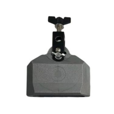 Imagem de Esquirla Blocos de percussão musical, blocos rítmicos, acessórios para bateria, sino de vaca, fácil de instalar, instrumento de percussão premium e fácil de, Cinza, M