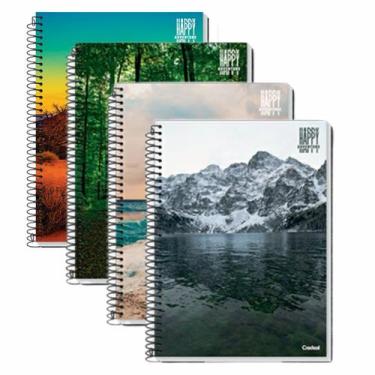 Imagem de Caderno Pequeno 200 folhas Capa Dura Office 1/4 Estampa Sortida - Paut