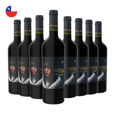 Imagem de Kit com 8 Vinho Tinto Cabernet Sauvignon Reserva Cuentos Del Fuego 750