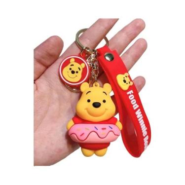 Imagem de Chaveiro De Desenho Animado Winnie the Pooh, Pingente Fofo Para Bolsa,