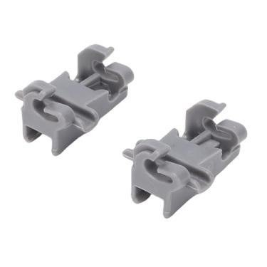 Imagem de Jiawu Clipes de Fixação de Rack de Máquina de Lavar Louça Retentores de Linha de Dentes Duráveis ​​para Máquina de Lavar Louça MEG64438801, 2 PCS Clipes de Suporte de Rack de Garantem Fixação