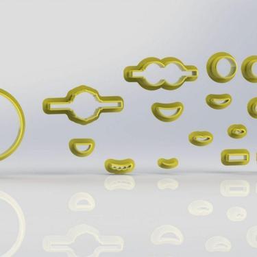 Imagem de Cortador Kit Minions Modular Tamanho 8Cm