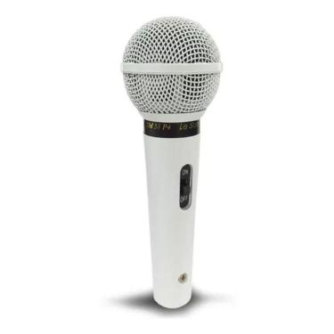Imagem de Microfone C-fio Sm-58 P4 Branco Leson