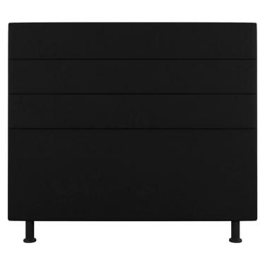 Imagem de Cabeceira Cama Box Casal Queen Size Malik 160cm Suede Preto - Abmaza