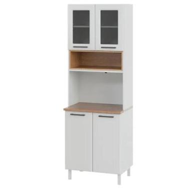 Imagem de Paneleiro Telasul Liz Duplo Aço 70cm 4 Portas, Branco