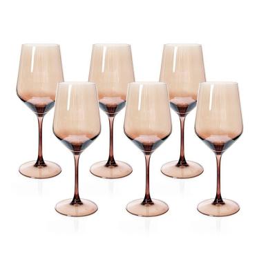 Imagem de Jogo De Taças Copa E Cia 6 Peças Bruma âmbar - água/vinho 470 Ml