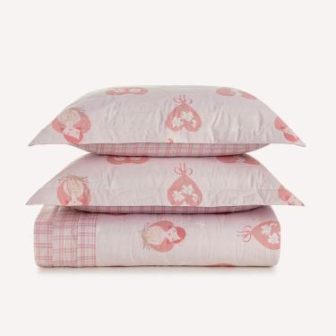 Imagem de Colcha Infantil Casal Karsten com Porta-travesseiro 200 Fios Ameli