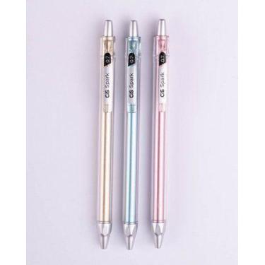 Imagem de LAPISEIRA CIS SPARK 0,7 MM - Azul, Rosa e Ouro, Azul