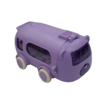 Imagem de Garrafa Infantil de Onibus c/ Canudo e Alça Roxo - Quanhe
