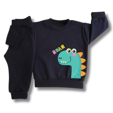 Imagem de Conjunto Moletom Infantil de Frio Grosso Roupa para Bebê Menino e Meni