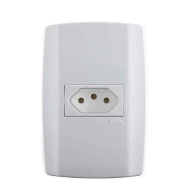 Imagem de Tomada Ilumi Slim 2P+ Terra 20A 250V (80151) Horizontal 