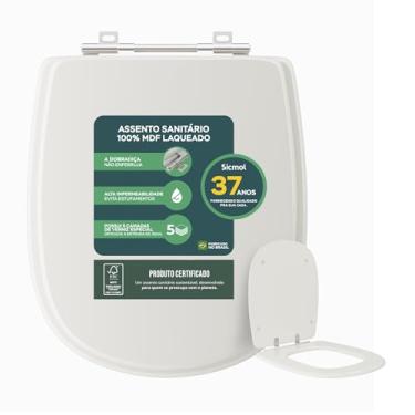 Imagem de Assento Sanitário Para Icasa 6lpf Sabatini Cor Areia da Sicmol