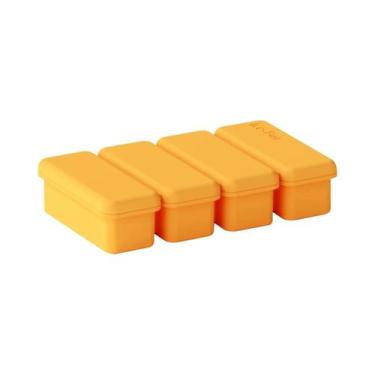 Imagem de Formas De Silicone Com 4 Compartimentos E Tampa Para Gelo, Picolés E C