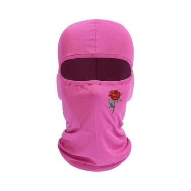 Imagem de Balaclava Com Estampa De Rosas, Corta-Vento E Resistente Ao Sol, Másca