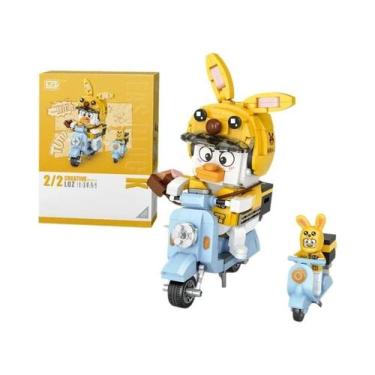 Imagem de Mini Moto Elétrica Infantil Modelo LOZ-1117 Ovelhinha Brinquedo Criati