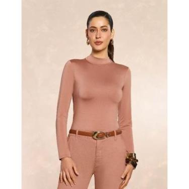 Imagem de BLUSA GOLA ALTA MANGA LONGA FEMININA REF:104346-Feminino