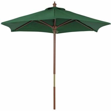 Imagem de Ombrelone Tramontina Em Madeira e Poliéster Verde 1,8m 14584081