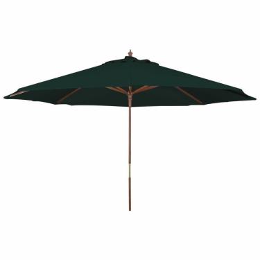 Imagem de Ombrelone Tramontina Em Madeira E Poliéster Verde 3m 14586081