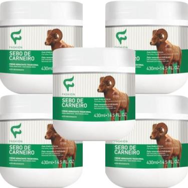 Imagem de 5 Creme Hidratante Tradicional Fashion Cosméticos Sebo de Carneiro Pot