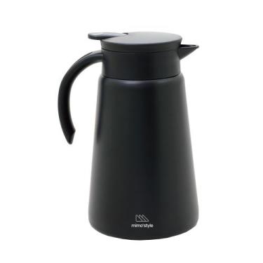 Imagem de Garrafa Térmica Daily Parede Dupla Inox Black 1L Mimo Style