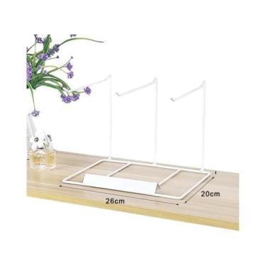 Imagem de Organizador De Joias De Mesa Em Ferro, Suporte Para Brincos E Colares,